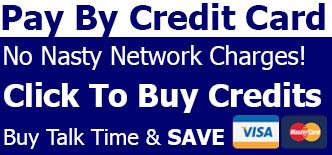 Pay by credit card and buy call credits